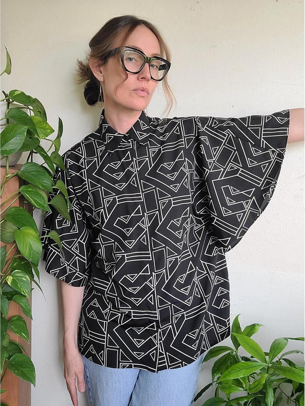 The Winged Mathematician Preloved Blouse by Ralph Lauren M